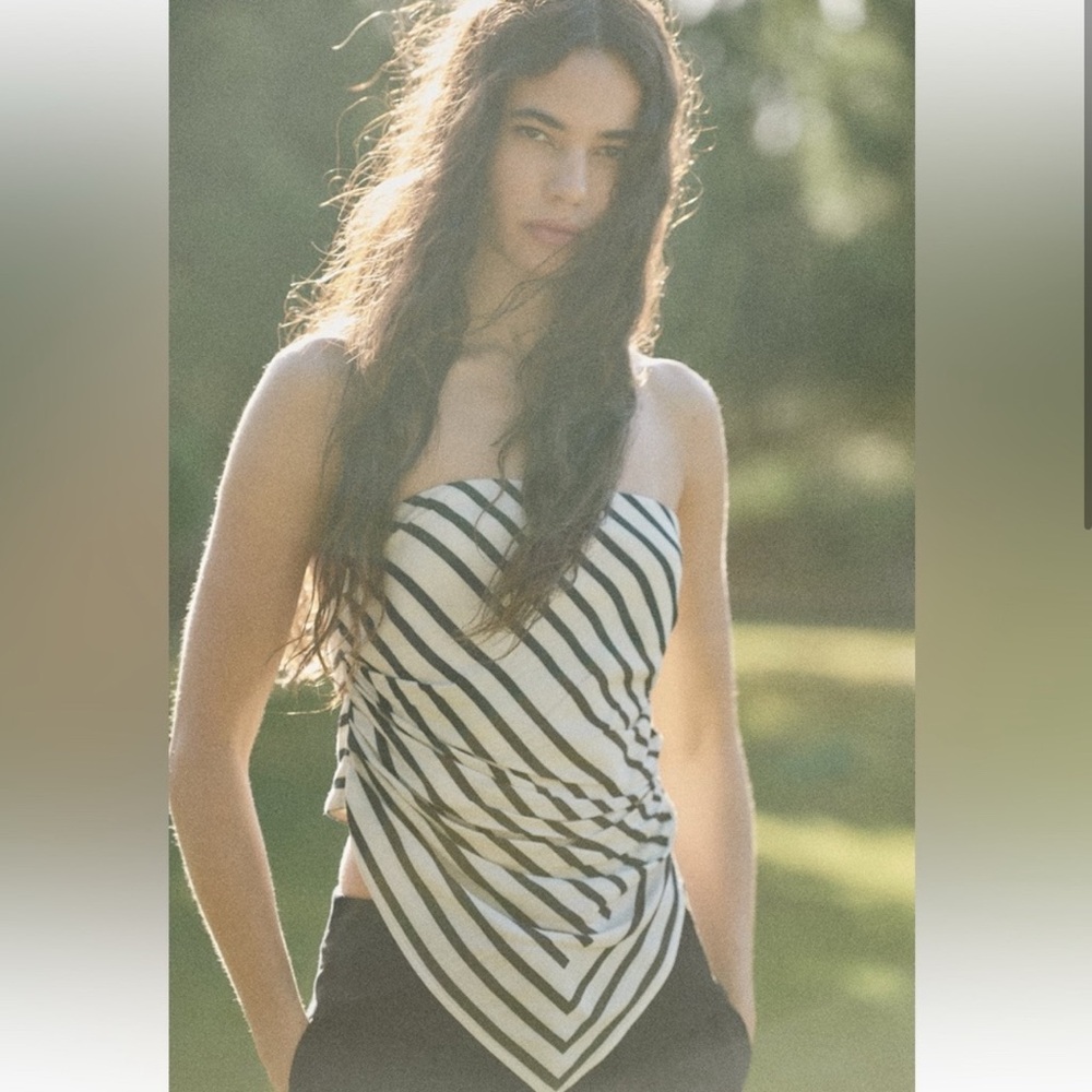 Strapless Zara top